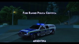 Demostración Policia Cientifica  Sirena SOS 2008 Argentina  GTASA [upl. by Ecidnacal]