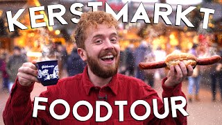 Heerlijke FOODTOUR op de KERSTMARKT in DUITSLAND 🎄🌭 [upl. by Lekcim]