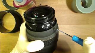 Fixing loose front and Focus problem on SIGMA 2470mm D 128 EX [upl. by Lusa]