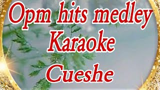 Opm hits medley karaokecueshe [upl. by Hnahk]