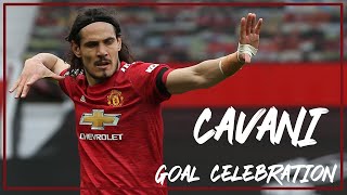 Edinson Cavani Goal amp Celebration UruguayNapoliPSGManU [upl. by Salta722]