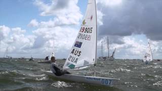 Matthew Wearn wins in the Laser class [upl. by Straus]