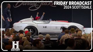 2024 SCOTTSDALE FRIDAY BROADCAST Part 1  Friday January 26  BARRETTJACKSON 2024 AUCTION [upl. by Anorahs]