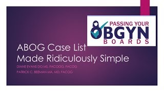 OBGyn Boards Case List Made Ridiculously Simple Overview [upl. by Hun76]