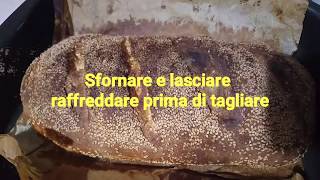 Pane fatto in casa con Lievito Madre solido  Idratazione 70  Bimby  hd [upl. by Shirk942]