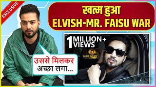 Elvish Yadav ENDS Fight With MrFaisu Praises Him REACT On KatariaAdnan In BB OTT 3 Exclusive [upl. by Marne]