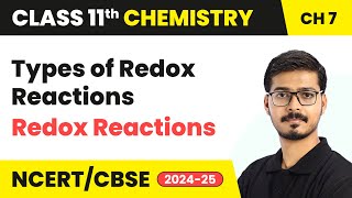 Types of Redox Reactions  Redox Reactions  Class 11 Chemistry Chapter 7  CBSE 202425 [upl. by Rodrich]