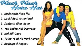 Kuch Kuch Hota Hai Movie All Songs  Shahrukh Khan amp Kajol amp Rani MukherjeeMUSICAL WORLD [upl. by Repsihw871]