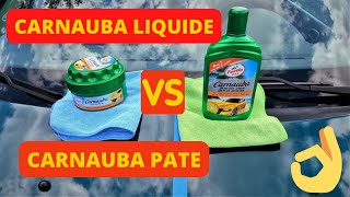 Passion detailing Carnauba liquide vs carnauba en pate de chez Turtle Wax [upl. by Audwen]