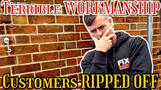 CLIENTS were RIPPED off Repointing job gone Terribly WRONG construction vlog [upl. by Iidnarb]