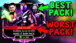 MK Mobile Make It Rain Pack  THE WORST and THE BEST Pack Opening EVER [upl. by Kellene535]