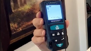 Laser Measure with Digital Angle DisplayRockSeed 165 Feet with Electronic Level Control Review [upl. by Anil760]