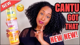 NEW CANTU STYLING GELS I TRIED ALL THREE  YEAIDK [upl. by Decato947]