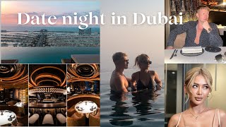 Date night in Dubai  360 view sky pool  Amazing restaurant ✨ [upl. by Nat820]