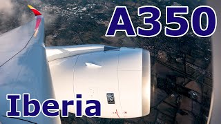 Airbus A350900  Iberia  Premium Economy Class  London to Madrid [upl. by Rehpotirhc]