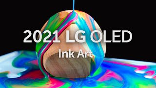 2021 LG OLED l Ink Art 4K HDR 60fps [upl. by Salman538]