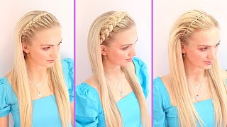 3 Quick Headband Braids [upl. by Parks]