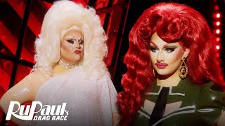 Donna Bellissima amp Thirsty Von Trap quotU Wear It Wellquot Lip Sync 🤩 RuPauls Secret Celebrity Drag Race [upl. by Nihhi]