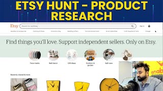 How to find winning Products on ETSY  Product Research [upl. by Llednohs]