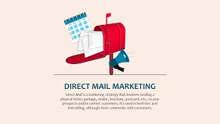 Direct Mail Marketing Animated PPT Slides [upl. by Camroc697]