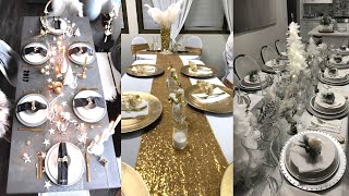 🥂100 TABLE DECORATION IDEAS FOR NEW YEARS EVE  NEW YEARS EVE PARTY DECOR 🥂 INTERIOR DECOR IDEAS [upl. by Norvun]