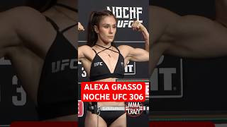 Alexa Grasso Makes Weight ufc306 nocheufc alexagrasso valentinashevchenko ufc mma [upl. by Vial978]