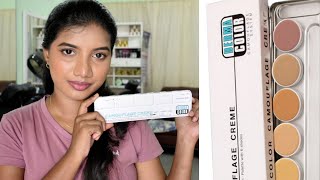 How to Apply Kryolan Dermacolor Camouflage Cream in Tamil Tutorial [upl. by Nnair1]