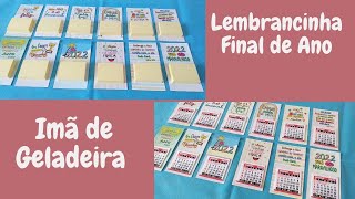 Lembrancinha Final de Ano Evangélica Mini Calendário 2022 Imã de Geladeira [upl. by Kavanagh657]