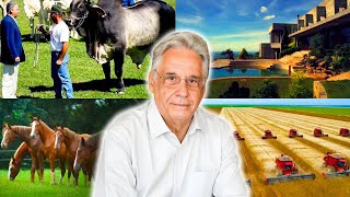 ExPresidente Fernando Henrique Cardoso Mostra sua Fazenda MILIONÁRIA de Gado e Agricultura [upl. by Ittocs]