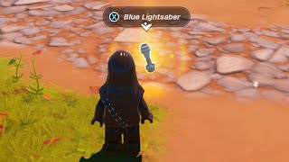 How to Unlock amp Equip a Lightsaber  LEGO Fortnite Quests [upl. by Schonthal]