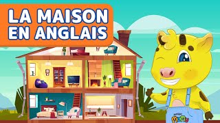 APPRENDRE LANGLAIS  PARTIES DE LA MAISON EN ANGLAIS  ANGLAIS POUR ENFANTS AVEC AMI MUMU [upl. by Cartie265]