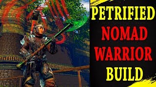 OUTWARD  Petrified Nomad Warrior Build 2h Melee  Bow [upl. by Thaddeus]