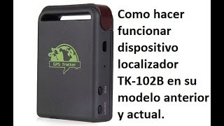 CONFIGURAR GPS TRACKER LOCALIZADOR GSM TK102B Paraguay 2019 [upl. by Nytsrik]