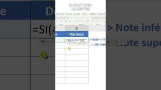 EXCEL  Utiliser la formule SI Condition avec 2 possibilités [upl. by Bonner]