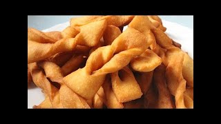 How to make Tibetan khapse bread  khapse recipe [upl. by Auhsuj534]