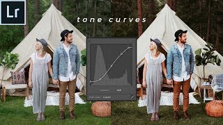 HOW TO USE THE TONE CURVE IN LIGHTROOM Tone Curve Explained [upl. by Birecree]