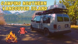 Northern Vancouver Island Van Camping  GoPro fell off on the highway [upl. by Lynea]