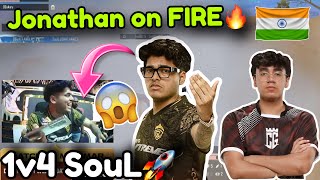 🇮🇳Jonathan destroy BGMS Lobby solo 7 Kills • 1v4 SouL 🚀 • BGMS Domination [upl. by Auhsuj]