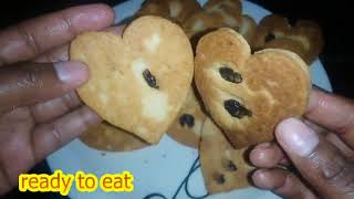 HOMEMADE COCONUT COOKIES WITHOUT OVEN  baked with dried grape fruits using sufuria amp gas cooker [upl. by Yhotmit]