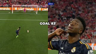 Vinicius Junior Goal Today Match  Vinicius Junior Penalty Goal 83  Vs Bayern Munich  Real Madrid [upl. by Ynehteb]