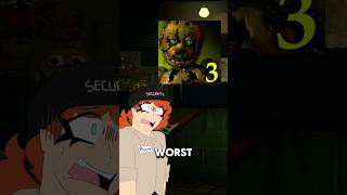 IS FNAF 3 THE WORST FNAF GAME 😱 fnaf fivenightsatfreddys shorts [upl. by Latt]