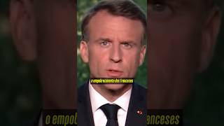 EXTREMA DIREITA AVANÇA NA EUROPA E MACRON DISSOLVE PARLAMENTO FRANCÊS shorts [upl. by Scrivings7]