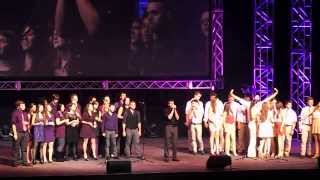 Acaphiliacs and All Night Yahtzees Pitch Perfect style Riff Off for Pow Wow 2013 [upl. by Ahseniuq]