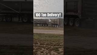 A 100 Ton Delivery bigrigtrucks farming fertilizer [upl. by Naj]