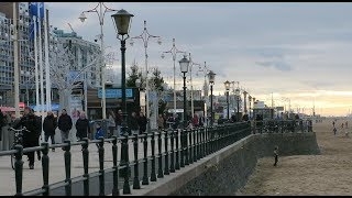 Scheveningen beach in winter The Hague Den Haag Netherlands [upl. by Rogerson]