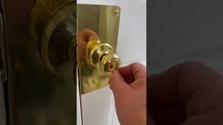 How to unlock a schlage privacy lock [upl. by Senilec]