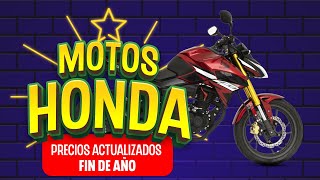 MOTOS HONDA PRECIOS PERÚ Y MODELOS ACTUALIZADOS FIN DE AÑO [upl. by Grania]