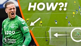 Goalkeeper saves that DEFY LOGIC  Premier League  Pickford De Gea Ederson amp more [upl. by Jany]