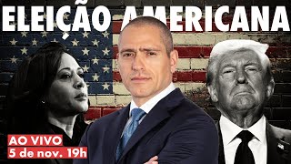 APURAÇÃO DA ELEIÇÃO AMERICANA  KAMALA HARRIS VS DONALD TRUMP  PROFESSOR HOC AO VIVO [upl. by Cy]