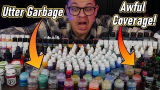 Why Im Throwing Away 1000 in Miniature Paints [upl. by Anassor]